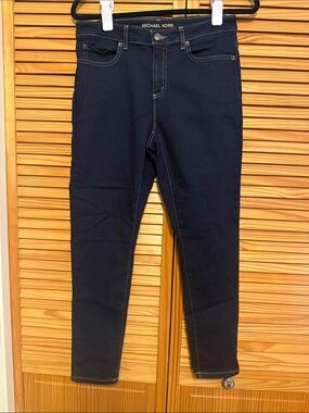 Michael Kors Navy Stretch Skinny Jeans size 8